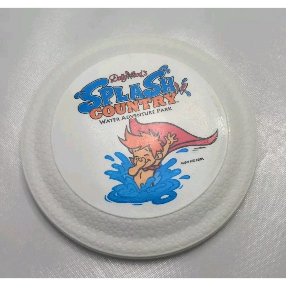 Dollywood Splash Country Frisbee Toy 2011‎ Rare USA Made Outdoors Collectible
